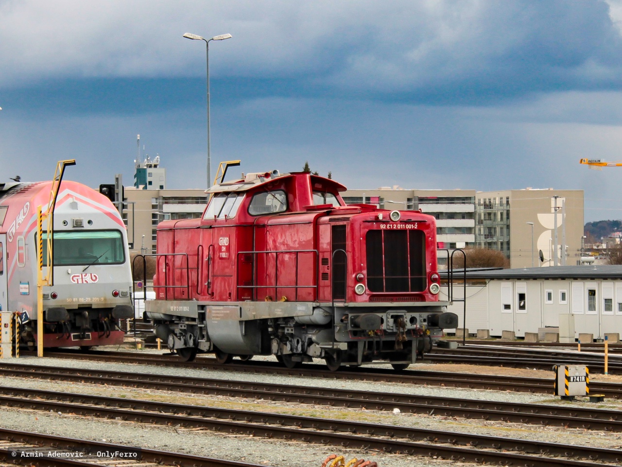 2011 001-7 bei Graz Köflacherbahnhof