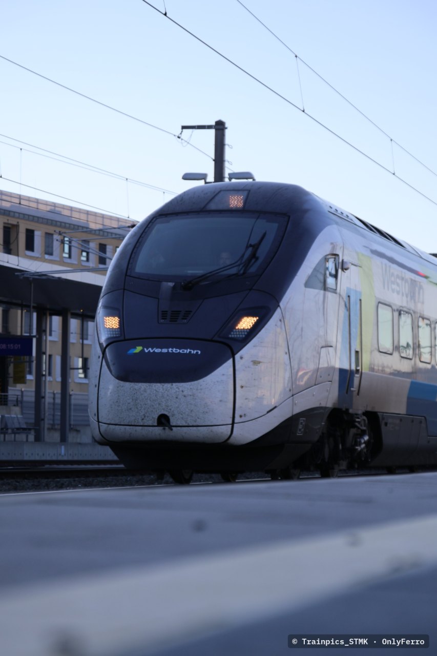 Westbahn Smile bei Graz Hbf
