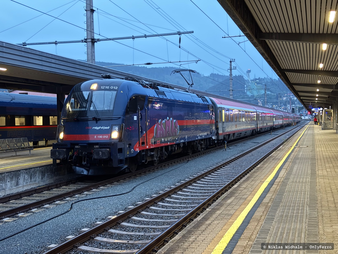 1216.012 bei Innsbruck Hauptbahnhof